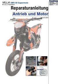 Reparaturanleitung RIS, Villa SMS 50 Supermoto, 2T, Antrieb und Motor
