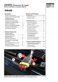 Reparaturanleitung RIS, Vespa Primavera 50 i-get, 4T, 3-Ventiler, Euro 4, Gemischaufbereitung und Diagnose