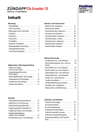 Reparaturanleitung RIS, Zündapp ZXS Scrambler 125, Antrieb und Motor