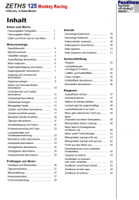 RIS Reparaturanleitung Zeths 125 Monkey Racing Motor, Antrieb, Gemischbildung u. Diagnose