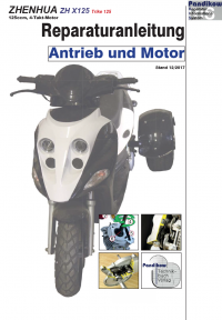 Reparaturanleitung RIS, Zhenhua ZH X125 Trike 125 4T  Antrieb und Motor