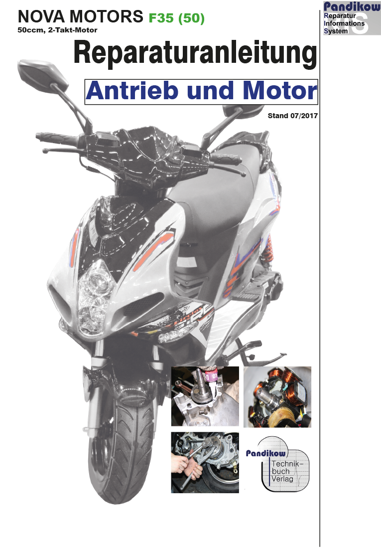 Pandikow Buch Reparaturanleitung RIS, NOVA MOTORS F35 50 4T, Antrieb ...