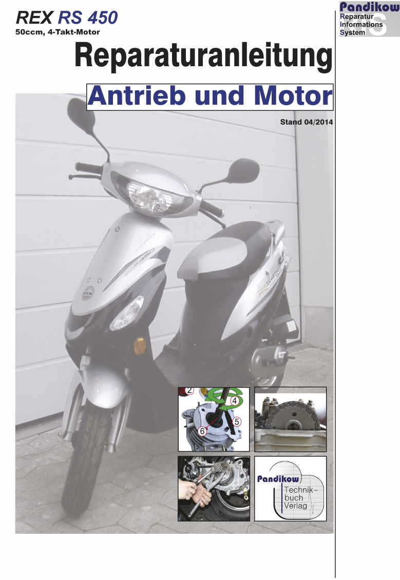 Pandikow ebook Reparaturanleitung RIS Rex RS 450 4T Antrieb und Motor ...