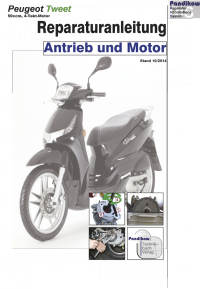 Reparaturanleitung RIS, Peugeot Tweet 50, 4T, Antrieb und Motor