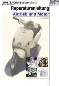 Reparaturanleitung RIS, SFM Scooter Bee 2, 2T, Antrieb und Motor