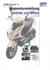 Reparaturanleitung RIS, AGM Scooters R8, 4T, Antrieb und Motor