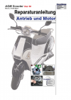 Reparaturanleitung RIS, AGM Scooters Star 50, 4T, Antrieb und Motor