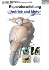 Reparaturanleitung RIS, Alpha Motors Cappucino 125, Antrieb und Motor