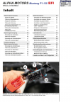 Reparaturanleitung RIS, Alpha Motors Mustang FI 125, EFI, 4T, Gemischaufbereitung und Diagnose