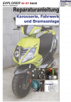 Reparaturanleitung RIS f Dirtbike 125 MX 4T Karosserie Fahrwerk Bremse Elektrik