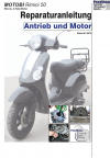 RIS Reparaturanleitung Motobi Rimini 50 Antrieb und Motor