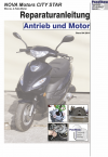 Reparaturanleitung RIS, Nova Motors City Star 50 4T, Antrieb und Motor