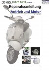 Reparaturanleitung RIS Vespa Sprint 50, 4T (2-Ventiler), Antrieb und Motor