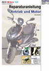 Reparaturanleitung RIS Rex Milano 125 Antrieb und Motor