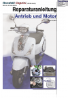 Reparaturanleitung RIS, Rondelli Caprini, 4T, Antrieb und Motor